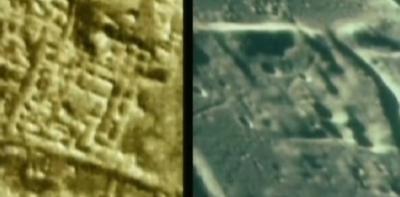 строение древнеегипетских захоронений в Гизе, и место высадки Аполлона-15,называемое Иерихон