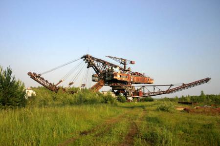 Лопатинский фосфоритный рудник, Московская область.