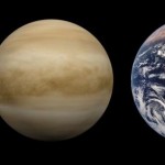 Слева на право, Меркурий,Венера,Земля, сравнительные размеры
